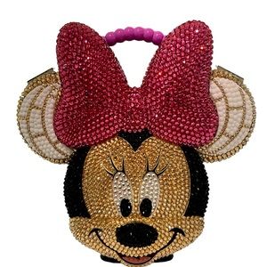 Disney Minnie concha rhinestone bag